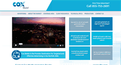Desktop Screenshot of coxmediahamptonroads.com